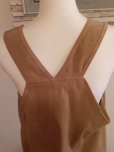 Vintage Nina Piccalino Size 12 Art to Wear Tan Maxi Dress Giraffes - Picture 6 of 6