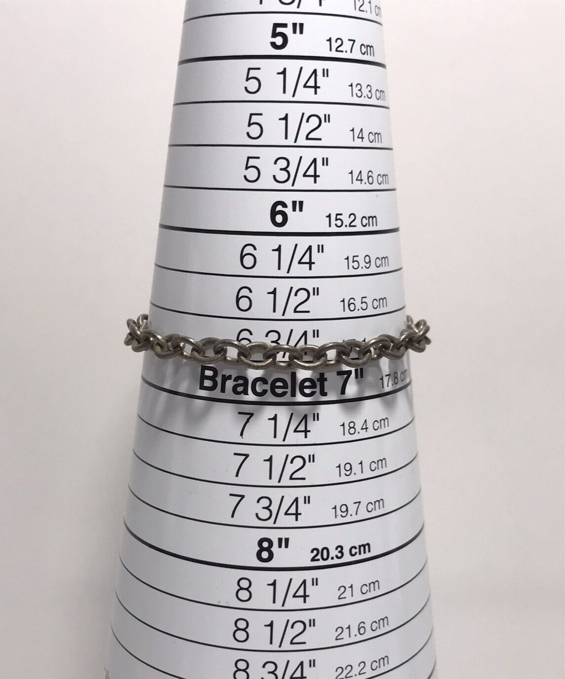 Vintage 925 Solid Sterling Silver ROLO CABLE LINK… - image 12