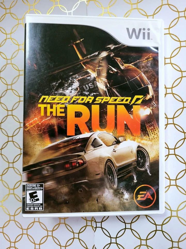 Need for Speed: The Run (Nintendo Wii, 2011) CIB Complete - TESTED  - Image 2 of 4