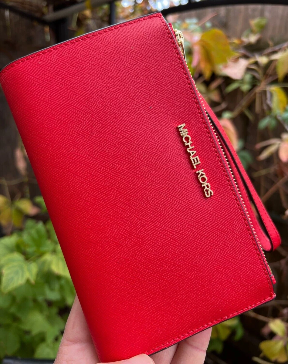 Madison | Double Zip Wallet Red