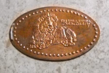 The Wild Animal Sanctuary elongated penny Keenesburg CO USA cent Lion coin