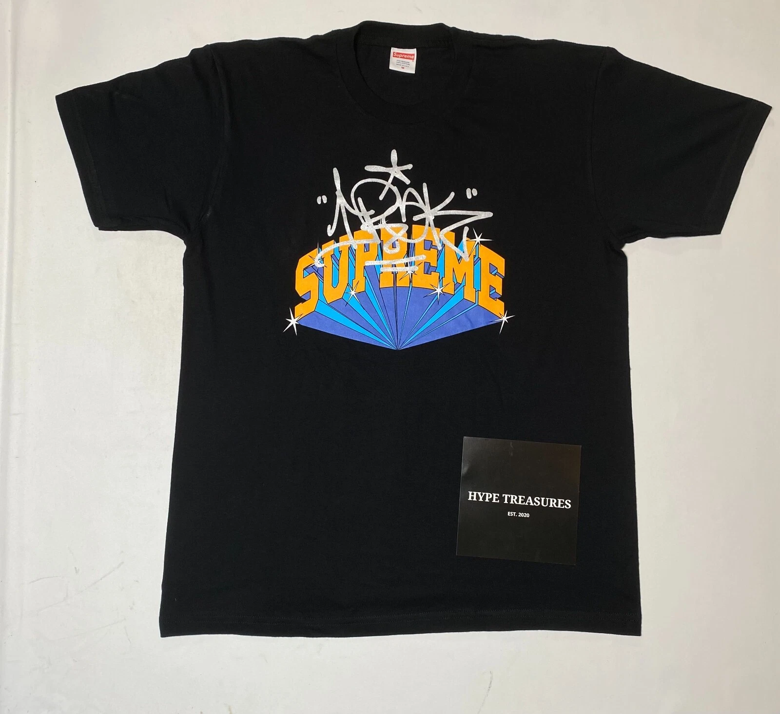 T shirt Supreme x IRAK Arc noir FW 2022 tailles NEUF : petit, moyen   HYPEREAS