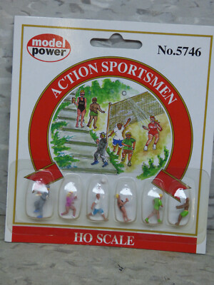 Model Power 1-87 HO Scale Action Sportsmen Figures & Chareacters Lot # 4189K