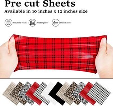 HTV Heat Transfer Vinyl Bundle - 12 Pack 12'' x10'' Easy Cutting Iron on Vinyl