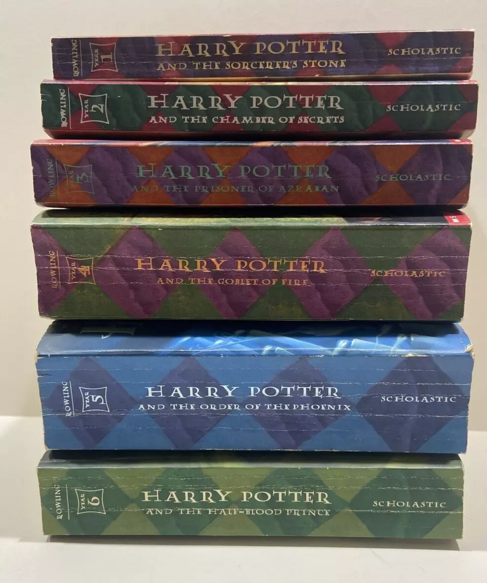 Harry Potter The Complete Series 1-6 Scholastic Paperback Set