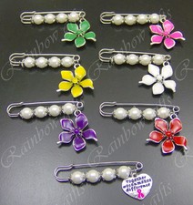 KILT PIN BROOCH IN GIFT BOX HANDMADE FAUX PEARL BROOCH - LAST CHANCE TO BUY