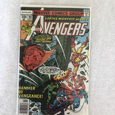 The Avengers #165 (Marvel Comics November 1977) VF+ Henry Peter Gyrich