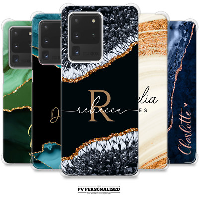 Personalisierte Handyhülle Stoßfest Cover für Samsung Galaxy S21 Plus S22 S23 S24