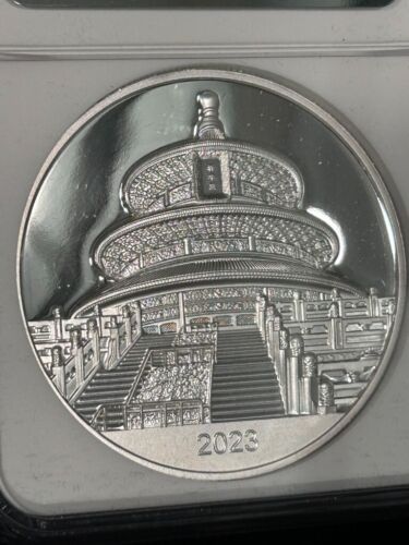 China Panda Issue 2023 88g Silver New Year Celebration PF70UCAM NGC FDOI #177! - Picture 5 of 5