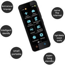 2024 Smart Two-Way Real-time Voice Wifi/offline Translator Device 139 Languageiz
