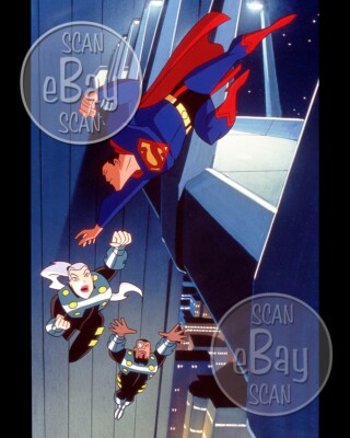 Rare! SUPERMAN ANIMATED SERIES Cartoon TV Photo WARNER BROS ANIMATION DC Comic