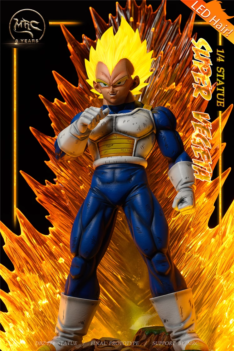 MRC Studio Dragon Ball Super Saiyan Vegeta Resin Statue 1/4 In