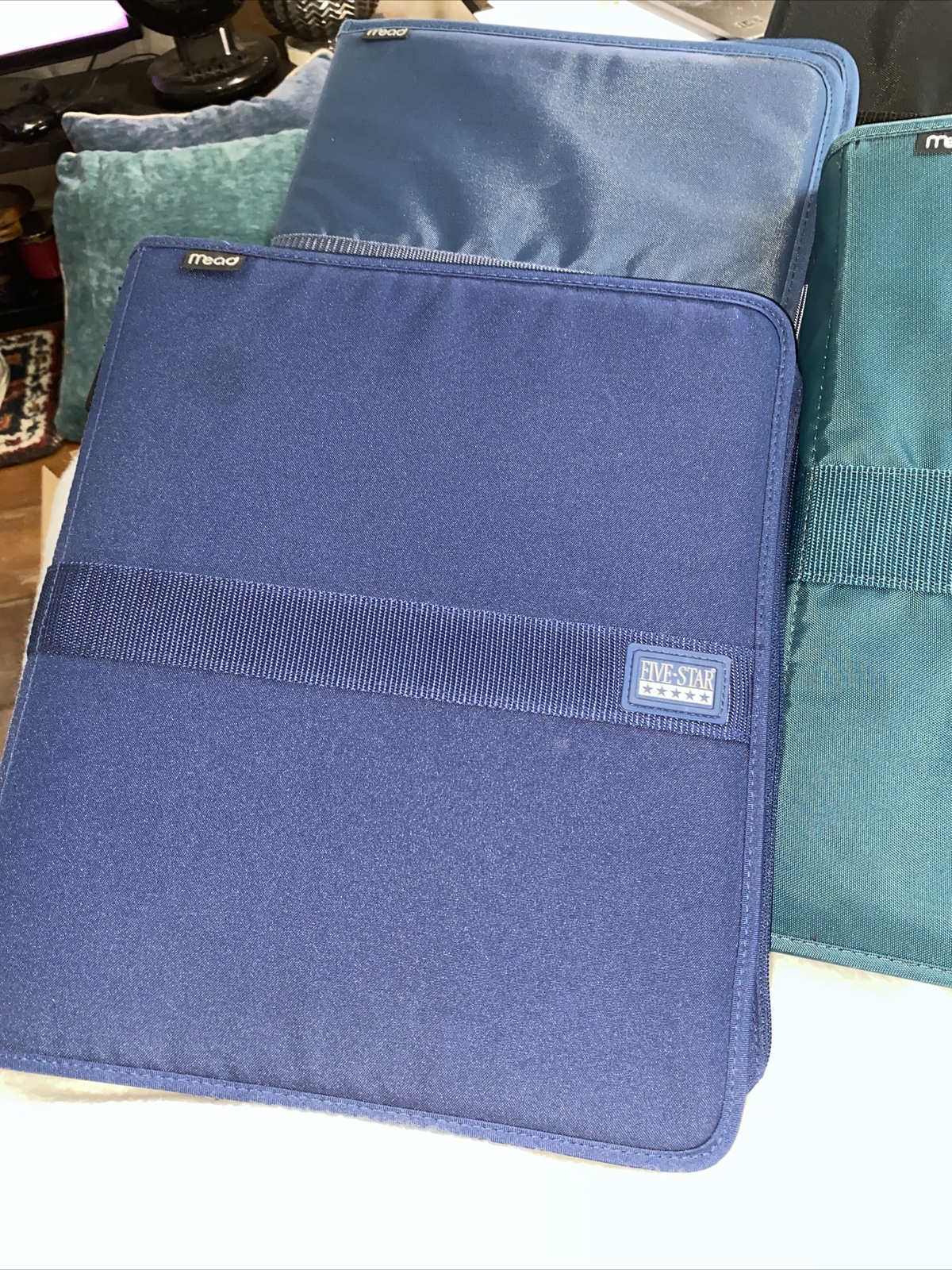 3 RING “MEAD FIVE STAR ZIP AROUND BINDER TRAPPER KEEPER ORGANIZER Lot