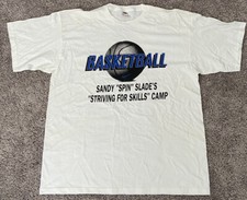 Vintage 90s Nike Air Swoosh Logo White T-Shirt size XL Made In USA Nike Check