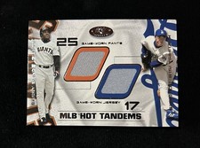 2002 Fleer MLB Hot Prospects Hot Tandems Barry Bonds Kazuhisa Ishii Bb-Ki /100