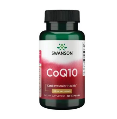 Swanson CoQ10 Cardiovascular Health 30mg Capsule 120 Quantity 