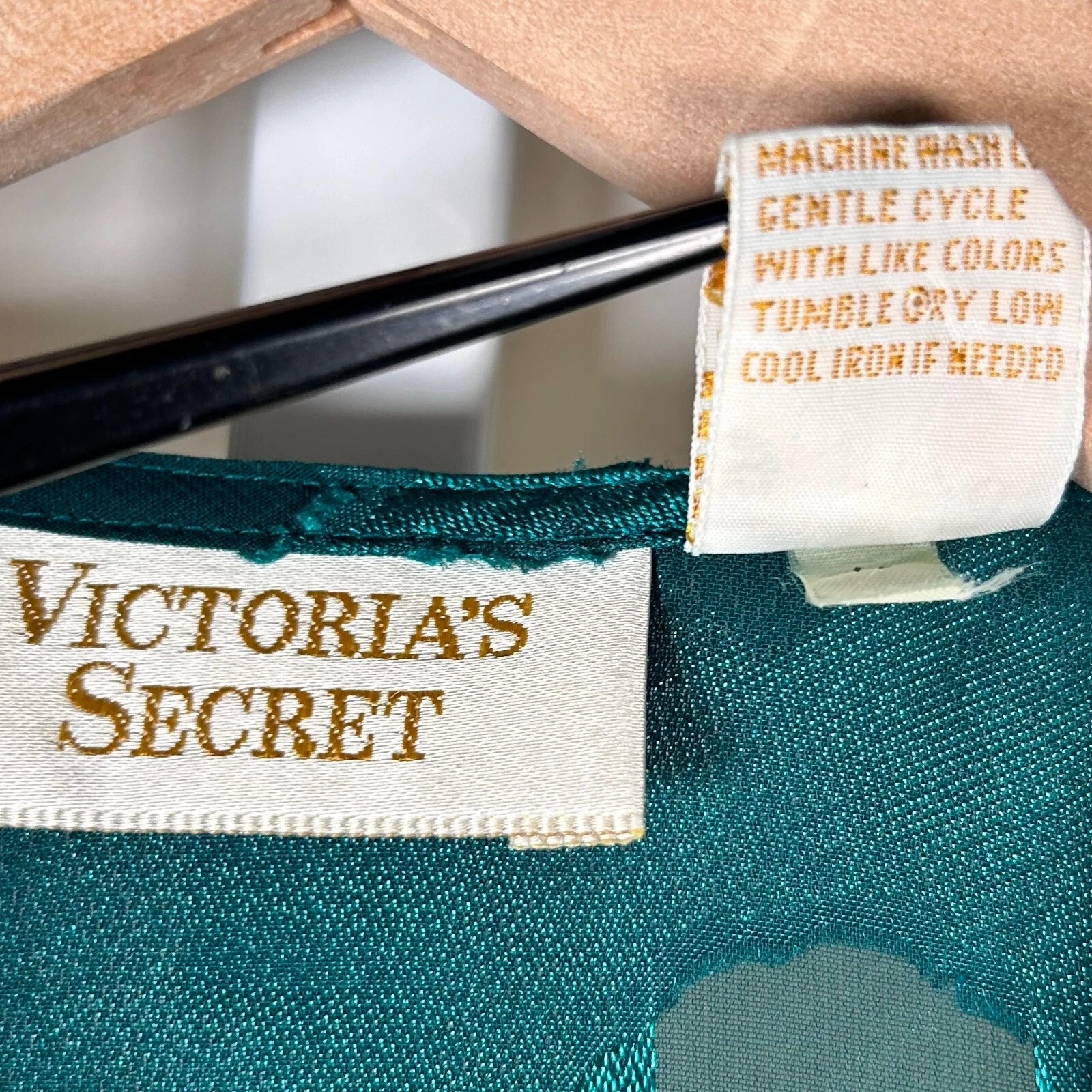 UNDERCOVER Victoria's Secret G Label taglia media abito verde boudoir pigiama