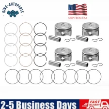 Pistons & Rings Kit For 2.0L Kia Optima Sportage Hyundai Sonata Santa Fe Sport