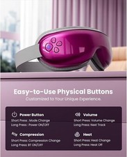 Eye Massager with Heat and Cooling Eye Mask for Dry Eyes Strain Relief Men Gifts