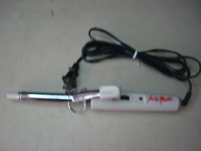 Vintage Salon Master 1/2  Mini Curling Iron Model C332SC Tested Working 
