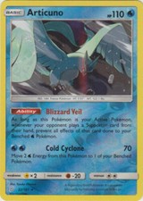 Pokemon TCG SM Team Up 32/181 Articuno Reverse Holographic Rare Card