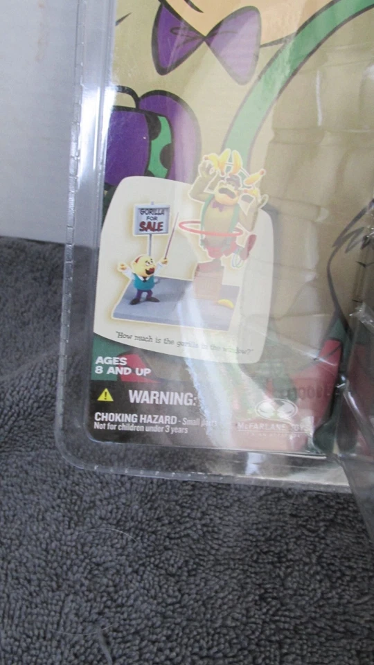 VTG 2006 NIP MCFARLANE TOYS HANNA-BARBERA MAGILLA GORILLA & MR. PEOPLES FIGURE - Image 4 of 4