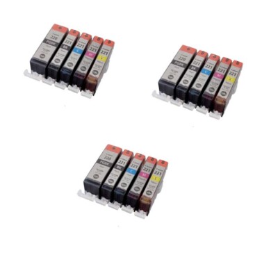 Cartuccia A Inchiostro Inchiostro Compatibile 5COLOR PGI-220 CLI-221 - Foto 9