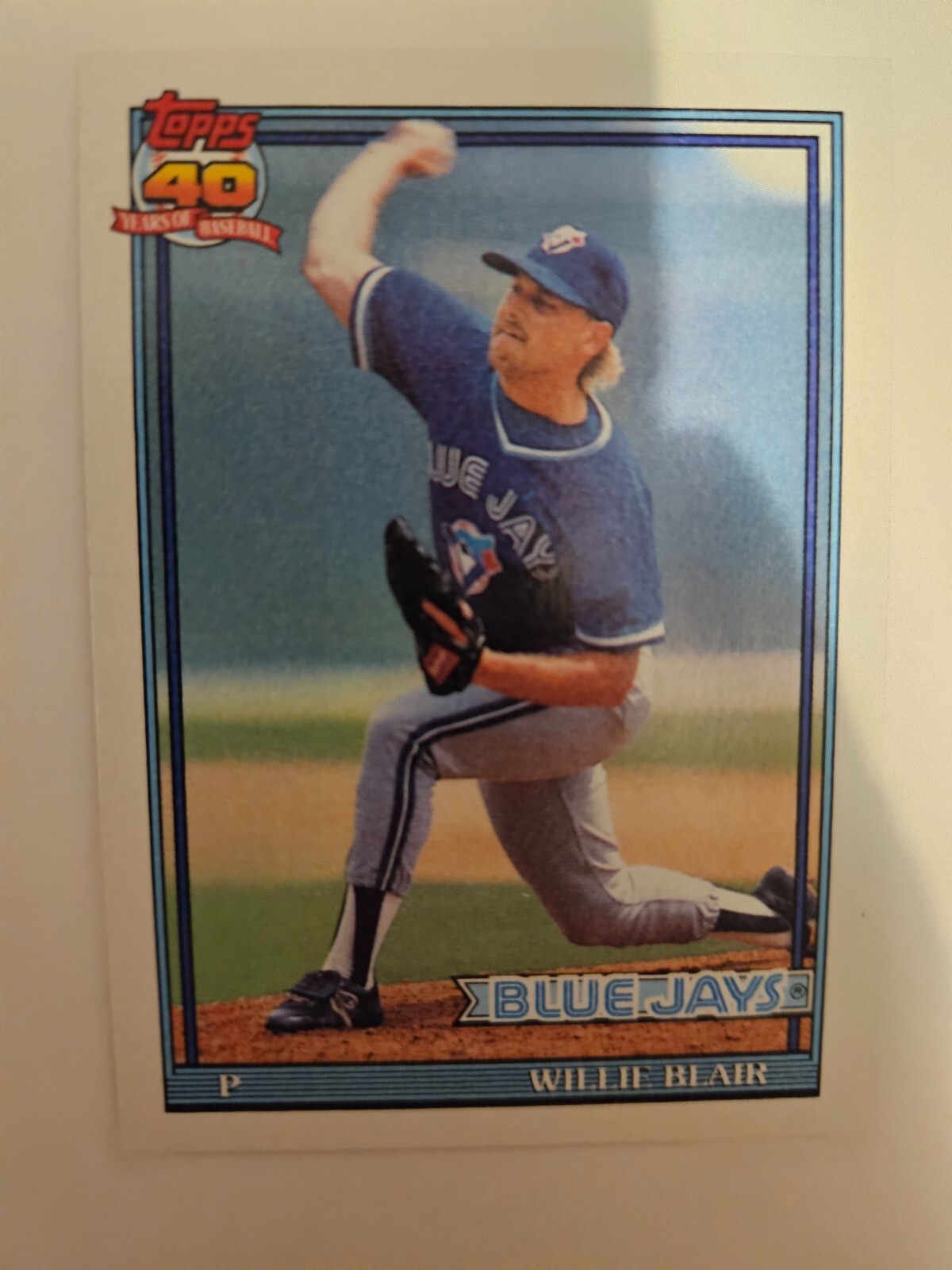 1991 TOPPS WILLIE BLAIR #191 NM