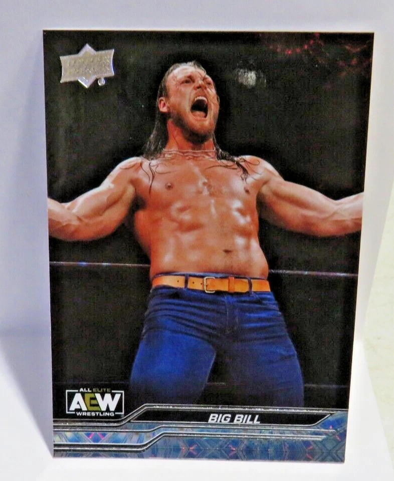 AEW Upper Deck 2024 Big Bill Pyro #43 Parallel Base Card Wrestling - Image 3 of 3