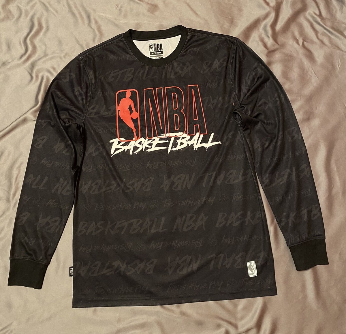 NEW* NBA Basketball This is why we play Design Long Sleeve Shirt