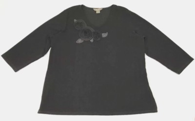 quui 2way gather blouse【black】 quui 2way gather blouse【black