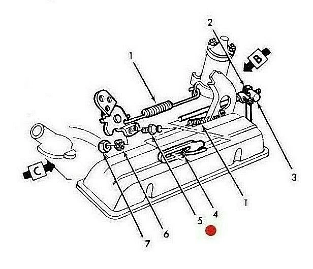 Carburetor Throttle Transmission Linkage Control Cable Ball End Stud Kit Ford AX - Image 2 of 4