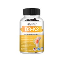 Vitamin D3+K2 -30/60/120 Tabletten - Vitamin D3 5000IU - Vitamin K2 300MCG