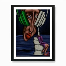 i need to disconnect" Art Print Framed Wall Art Poster Canvas Print Picture"