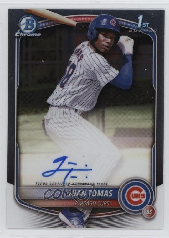2025 Bowman Chrome Prospect Auto Juan Tomas #CPA-JT Auto 1i3v