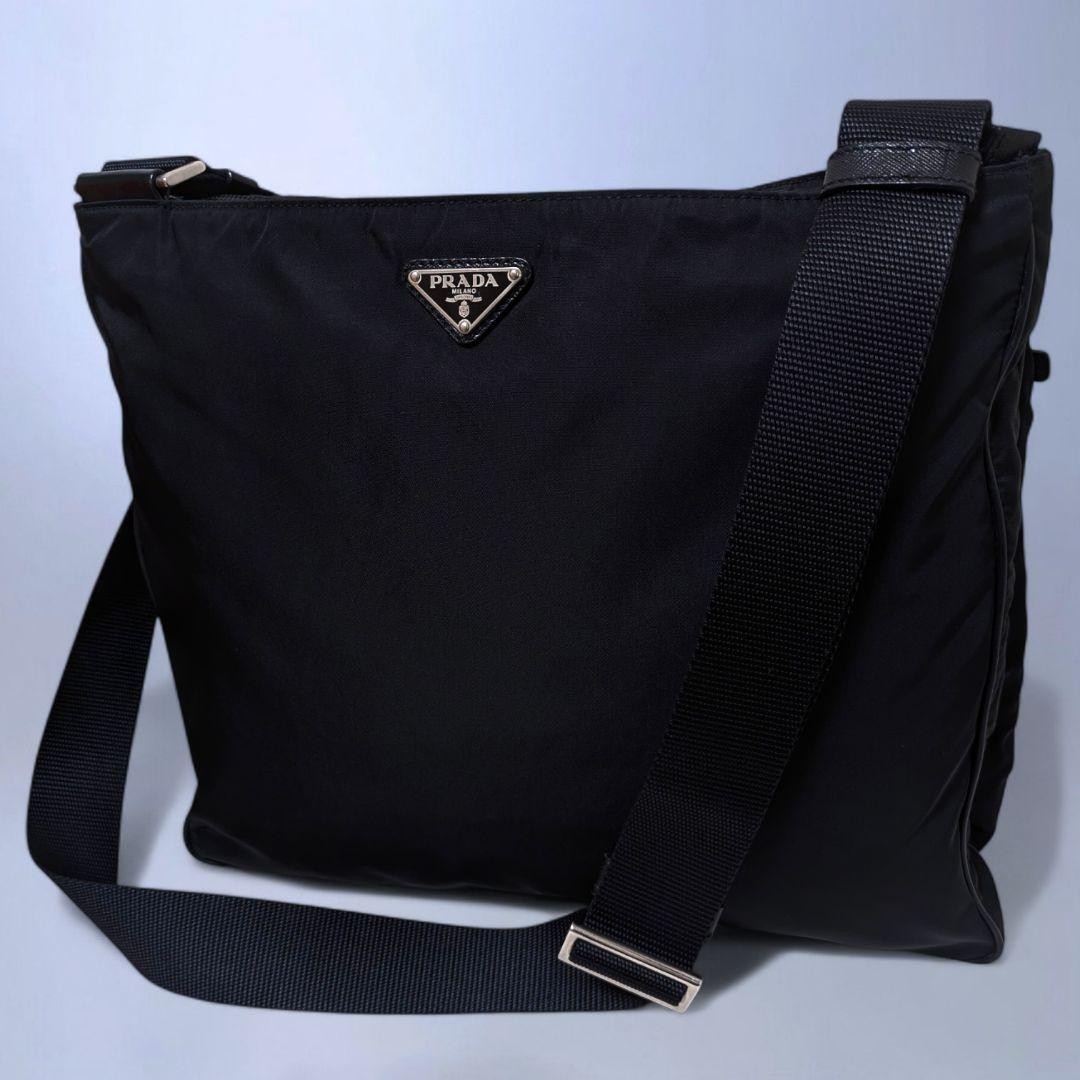 Condition PRADA Multifunction Pocket Shoulder Bag Crossbody Black Nylon thumbnail 6