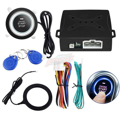 #ad Car Ignition Switch RFID Engine Start Push Button Keyless Entry Starter Kit 12V $25.96