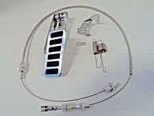 Billet Aluminum Gas Pedal 6 Pad 36 Stainless Throttle Cable Bracket Gm Ford