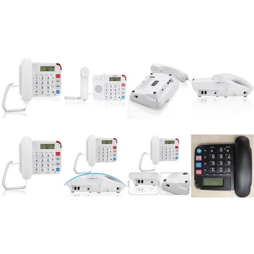 Big Buttons Easy Dial Senior Phone Amplified Volume Comfortable Use Experience - Zdjęcie 12 z 14