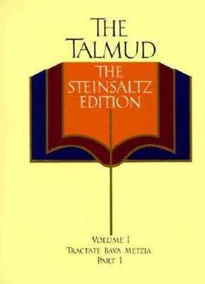 The Talmud, The Steinsaltz Edition, Vol. 1: Tractate Bava Me - VERY GOOD