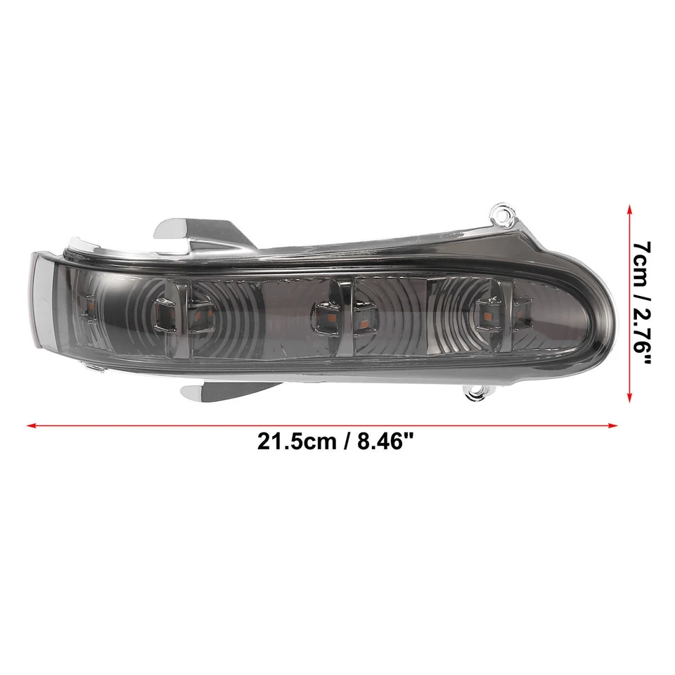Pack de 2 luces intermitentes LED para espejo retrovisor Mercedes-Benz Clase S W220 Foto 4 de 4