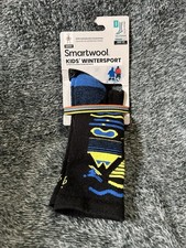 Smartwool Kids Wintersport Full Cushion Over the Calf Socks Black Size Small (C1