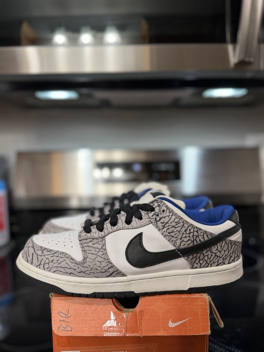 2002 Nike SB Dunk Low Supreme White Cement Size 9 | eBay