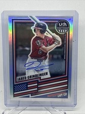 Jared Grindlinger 2026 PANINI STARS & STRIPES PRIZM USA SILVER PRIZM AUTO