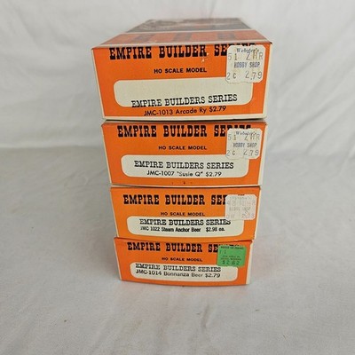 Lot of 4 Vintage Walthers Empire Builder HO Train Cars - Railroad