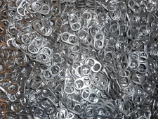 1000 ALUMINUM CAN TABS POP TABS  ARTS CRAFTS CHARITY