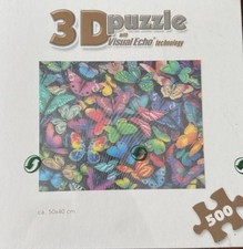 3D Puzzle Schmetterlinge, Visual Echo Technology, ca. 50x40 cm