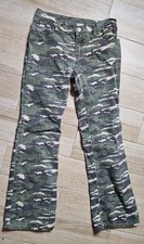 Vintage Y2K Wally Girl Camouflage Print Wide Flare Jeans Size 9. READ