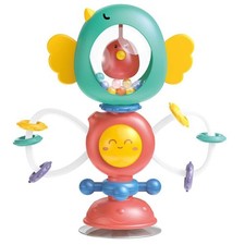 iFunLong Baby Rattle Toys with Suction Cup - Interactive High Multicolor