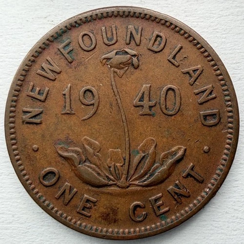 1940 Newfoundland Small Cent — photo from the most recent tracked eBay sale